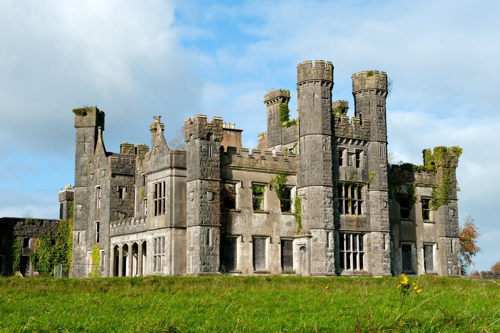 Neo‑Gothic ruins of Castle Saunderson